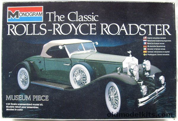 Monogram 1/24 1931 Rolls-Royce Phantom II Roadster / Convertible, 2307 plastic model kit